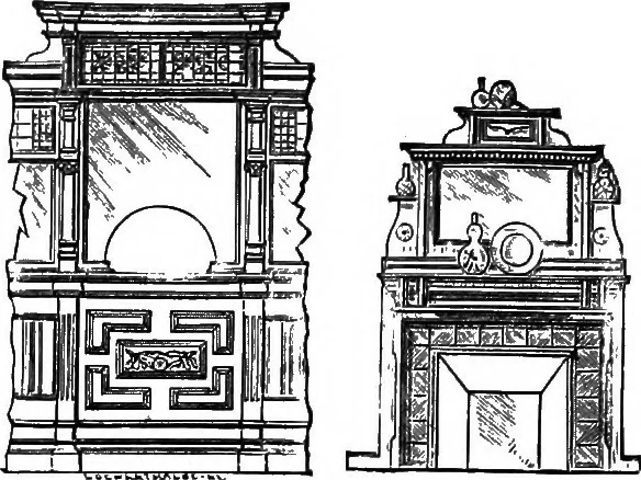 An illustration from American cottages; consisting of fouty-four large quarto plates, containing original designs of medium and low cost cottages, seaside and country houses. Also, a club house, pavilion .., 1883, leaf 102