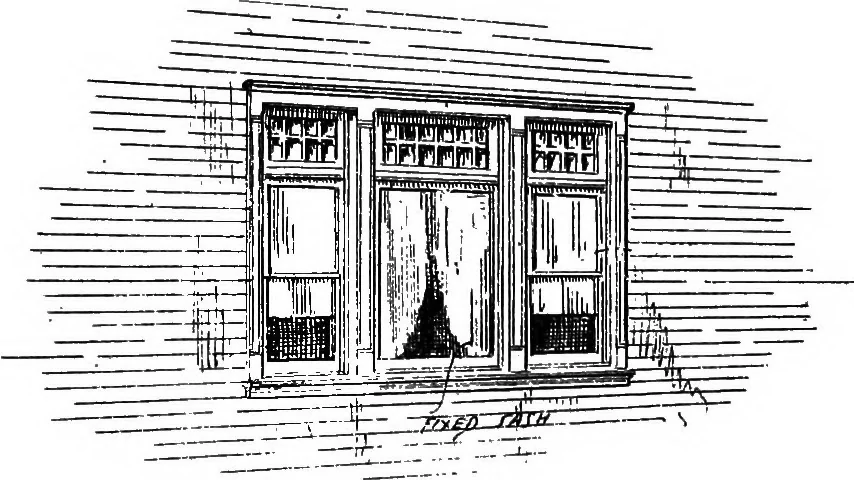 An illustration from American cottages; consisting of fouty-four large quarto plates, containing original designs of medium and low cost cottages, seaside and country houses. Also, a club house, pavilion .., 1883, leaf 76