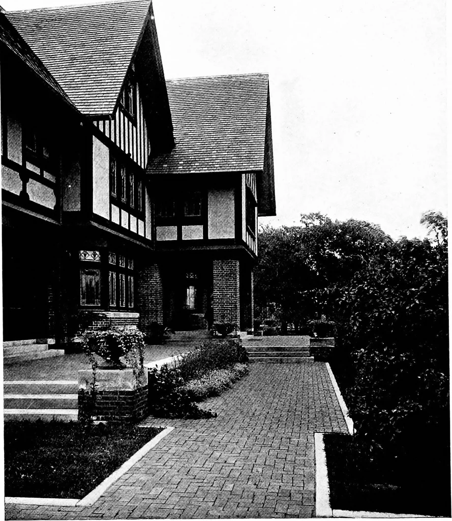 An illustration from Houses for town or country, 1907, leaf 135