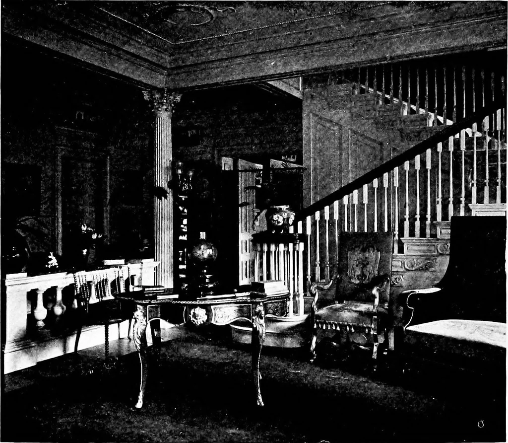 An illustration from Houses for town or country, 1907, leaf 145