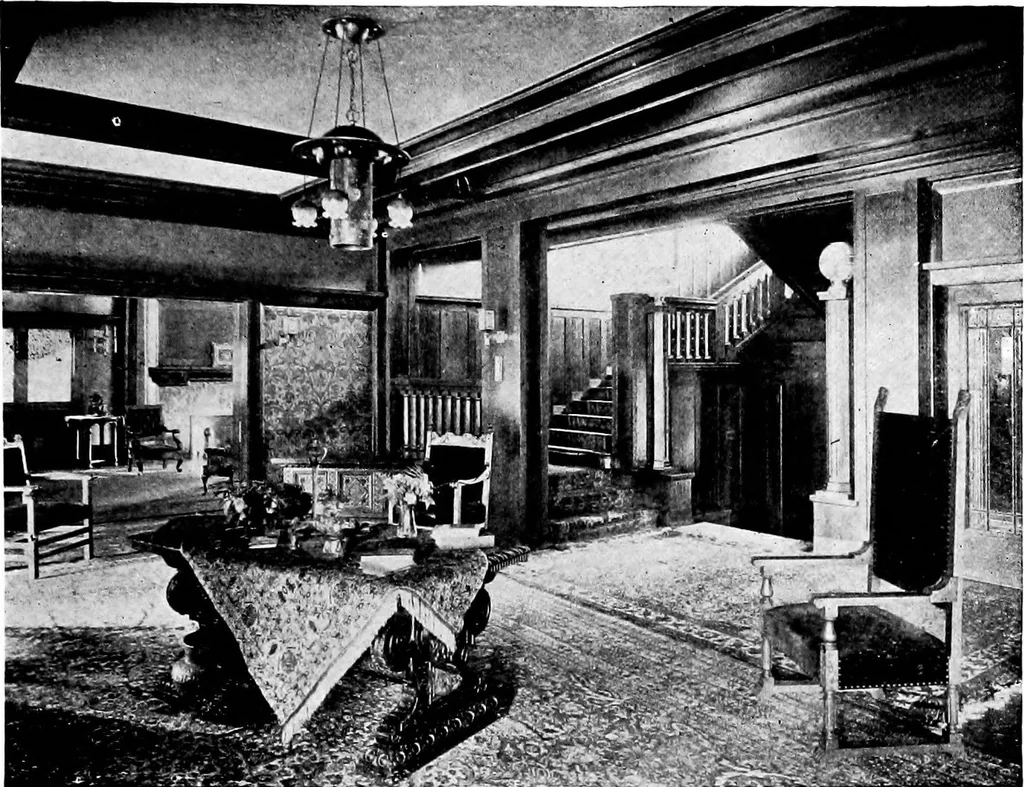 An illustration from Houses for town or country, 1907, leaf 152