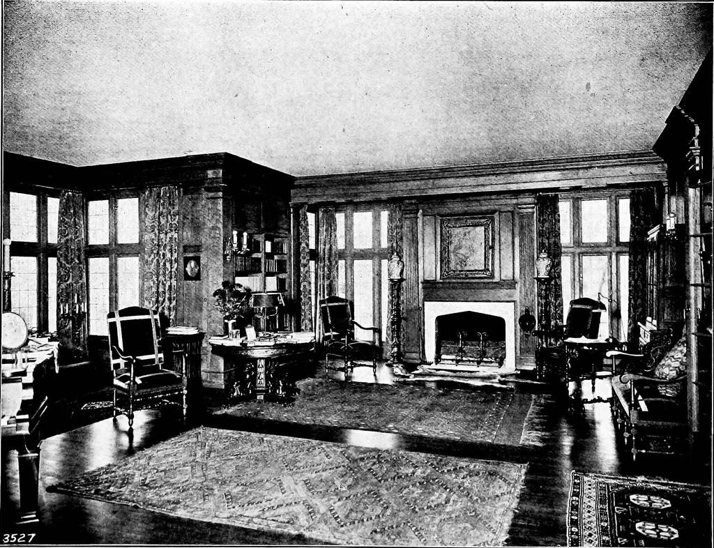 An illustration from Houses for town or country, 1907, leaf 158