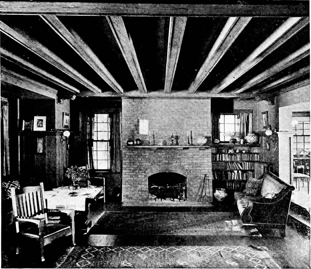 An illustration from Houses for town or country, 1907, leaf 160