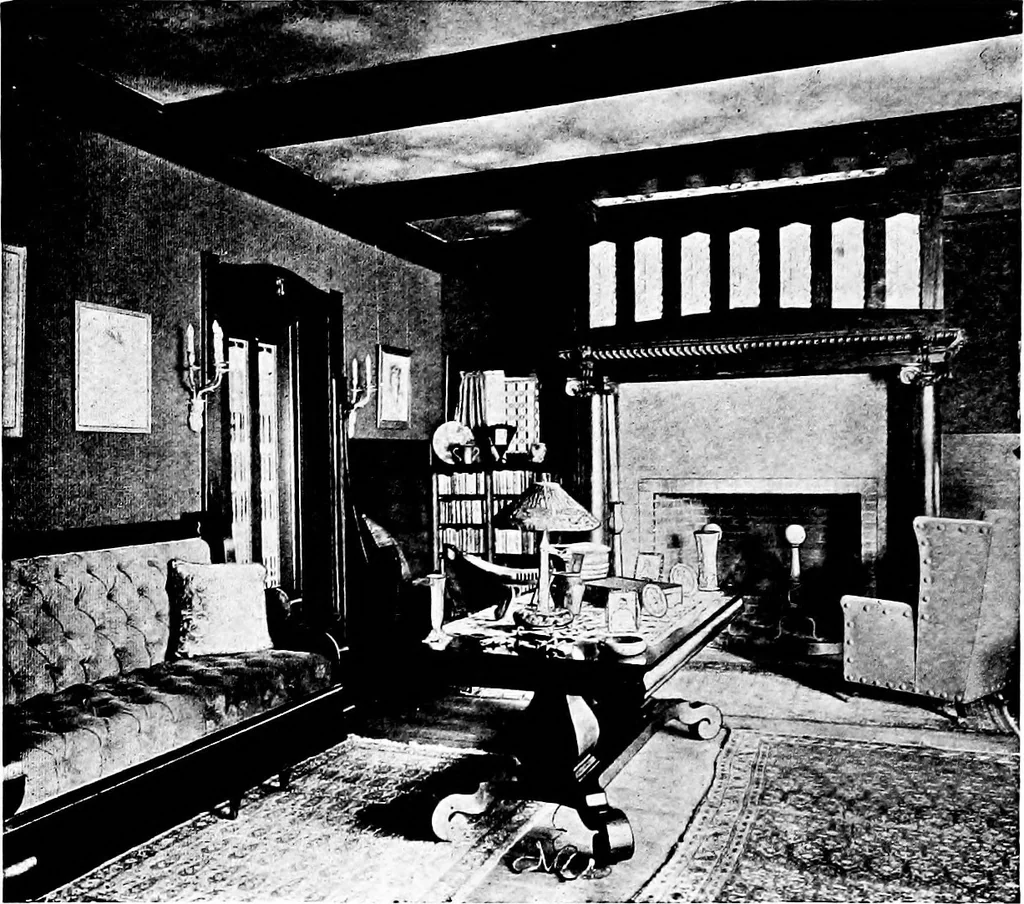 An illustration from Houses for town or country, 1907, leaf 161