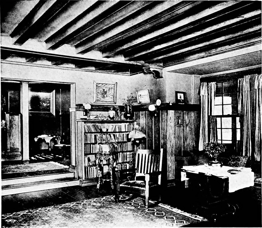 An illustration from Houses for town or country, 1907, leaf 162