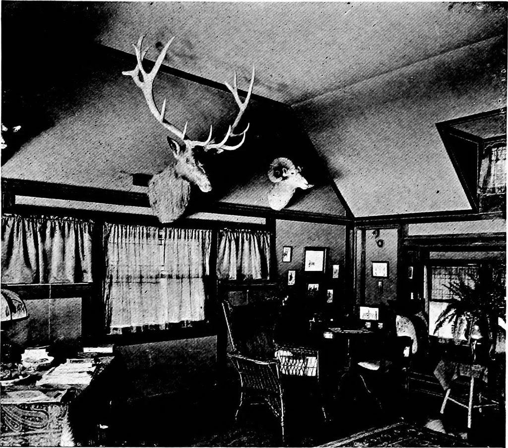 An illustration from Houses for town or country, 1907, leaf 163