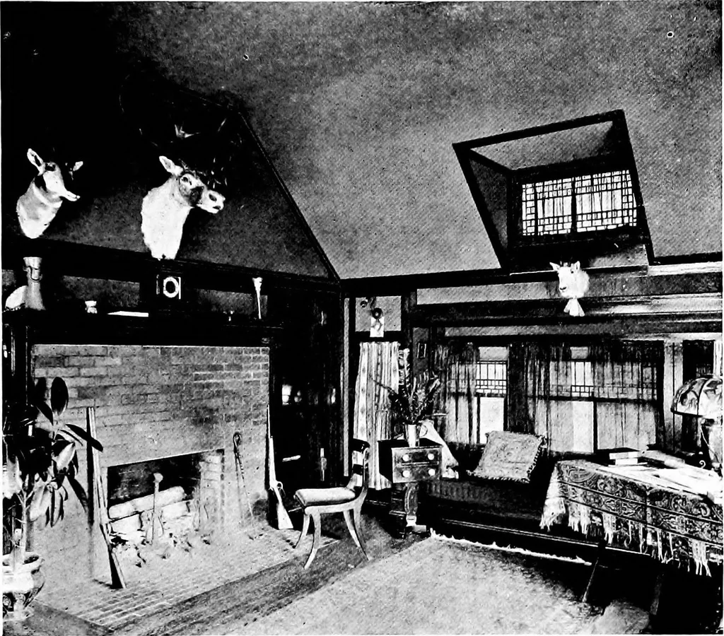 An illustration from Houses for town or country, 1907, leaf 164