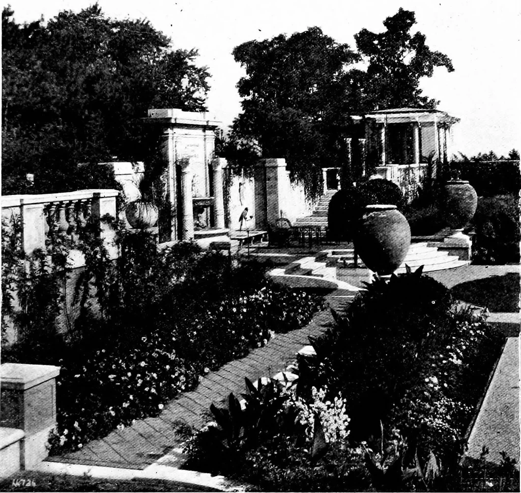 An illustration from Houses for town or country, 1907, leaf 216