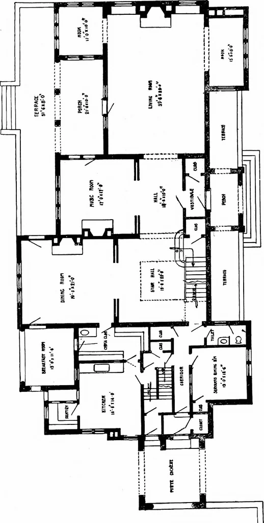 An illustration from Houses for town or country, 1907, leaf 235