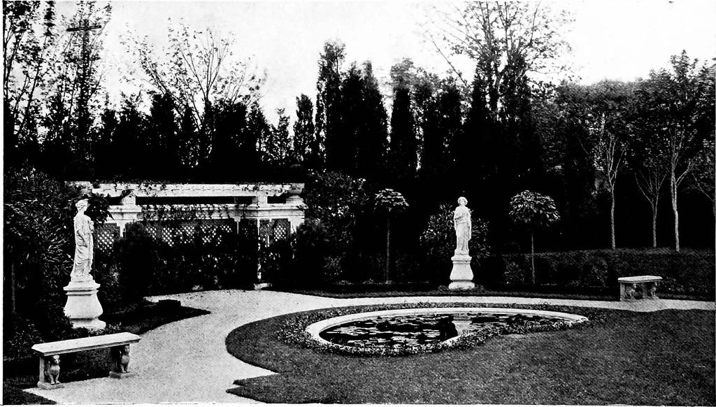 An illustration from Houses for town or country, 1907, leaf 247
