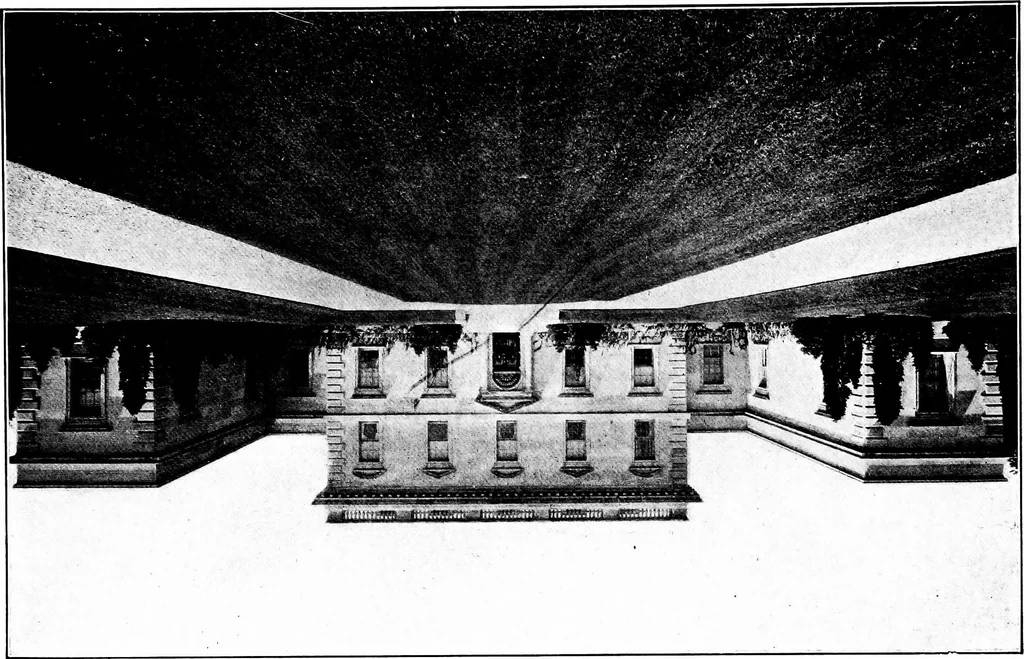 An illustration from Houses for town or country, 1907, leaf 33