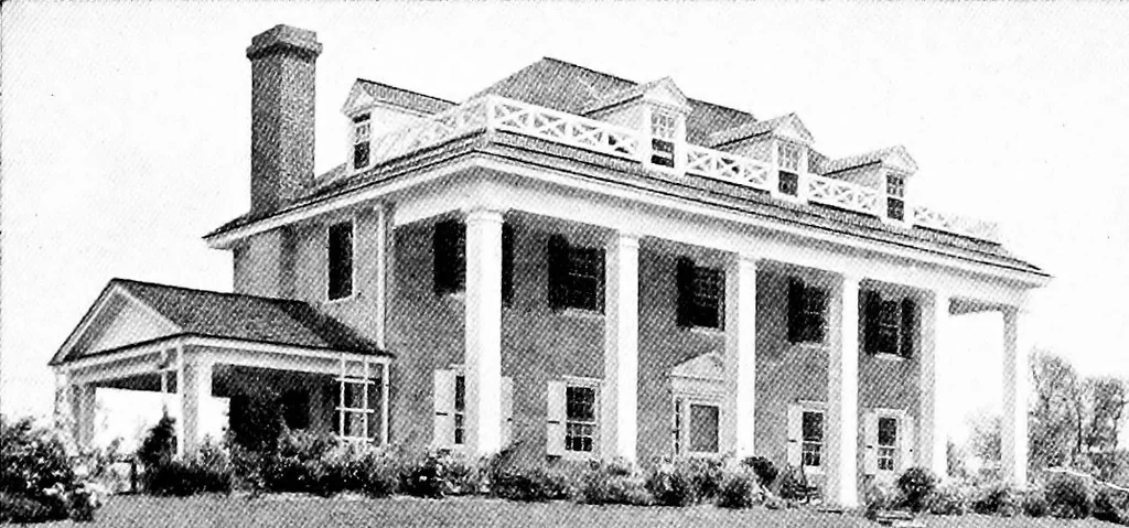 An illustration from Inexpensive homes of individuality; being a collection of photographs and floor plans illustrating certain of America's best country and suburban homes of moderate size, 1915, leaf 19