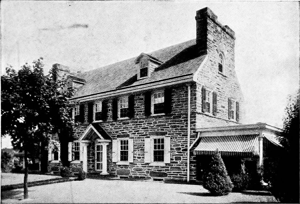 An illustration from Inexpensive homes of individuality; being a collection of photographs and floor plans illustrating certain of America's best country and suburban homes of moderate size, 1915, leaf 22