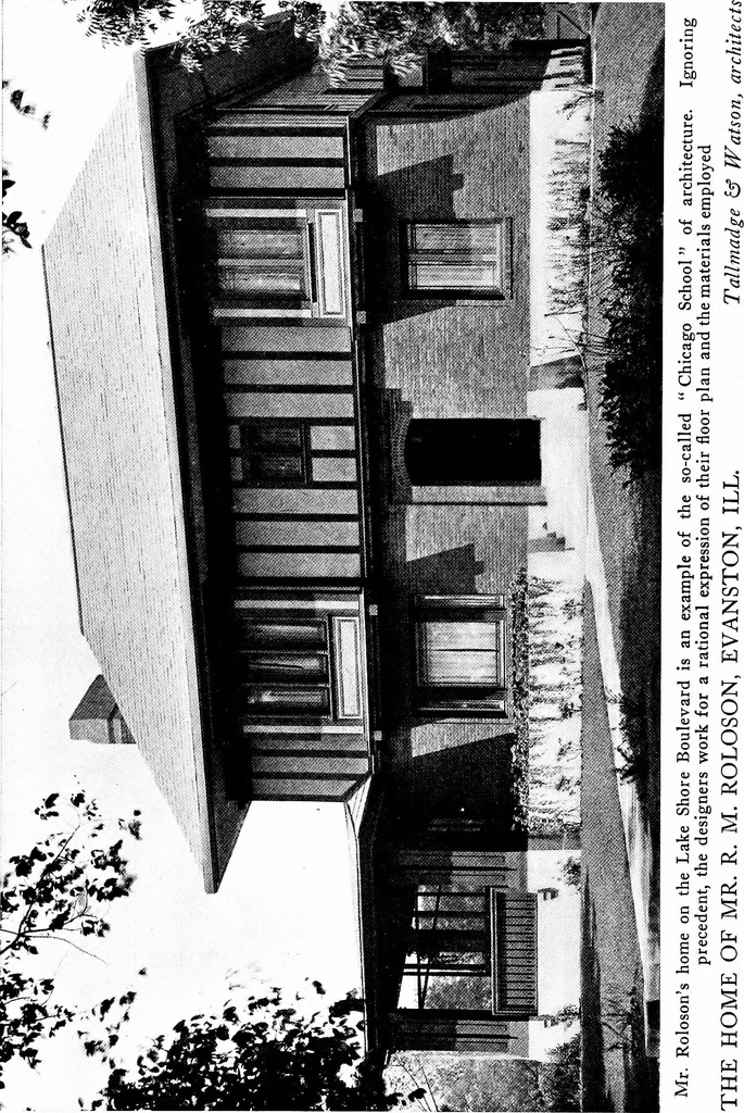 An illustration from Inexpensive homes of individuality; being a collection of photographs and floor plans illustrating certain of America's best country and suburban homes of moderate size, 1915, leaf 41