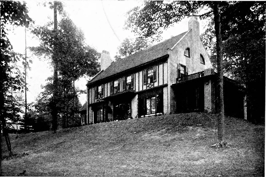 An illustration from Inexpensive homes of individuality; being a collection of photographs and floor plans illustrating certain of America's best country and suburban homes of moderate size, 1915, leaf 53