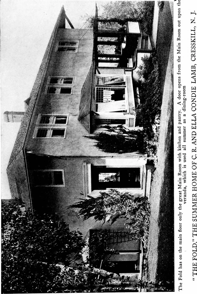 An illustration from Inexpensive homes of individuality; being a collection of photographs and floor plans illustrating certain of America's best country and suburban homes of moderate size, 1915, leaf 56