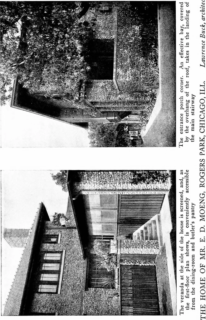 An illustration from Inexpensive homes of individuality; being a collection of photographs and floor plans illustrating certain of America's best country and suburban homes of moderate size, 1915, leaf 61