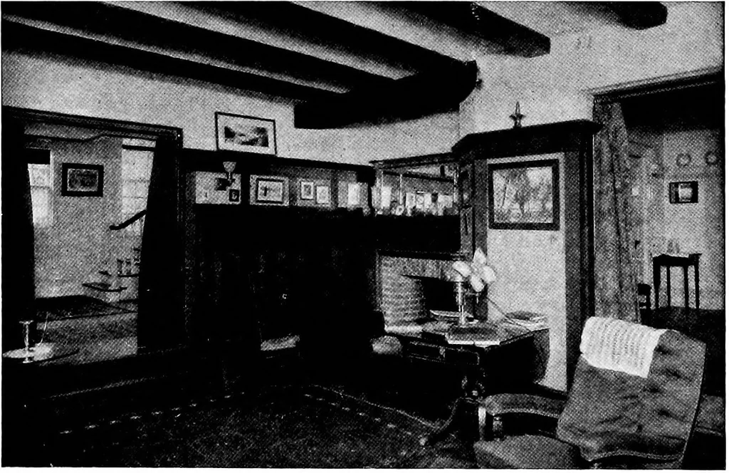 An illustration from Inexpensive homes of individuality; being a collection of photographs and floor plans illustrating certain of America's best country and suburban homes of moderate size, 1915, leaf 67