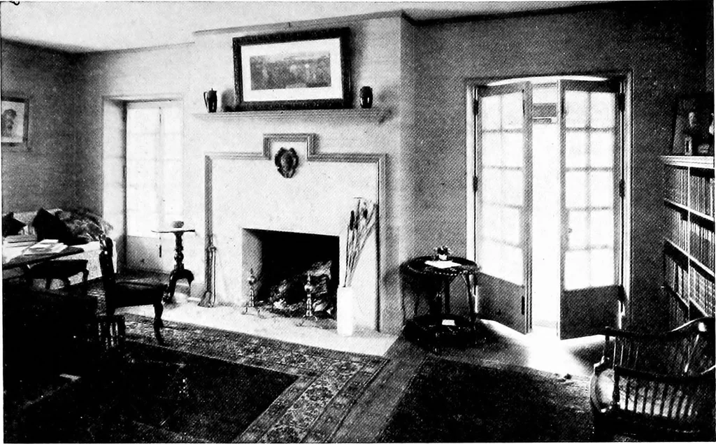 An illustration from Inexpensive homes of individuality; being a collection of photographs and floor plans illustrating certain of America's best country and suburban homes of moderate size, 1915, leaf 70