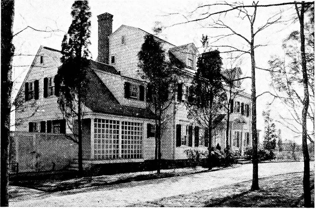 An illustration from Inexpensive homes of individuality; being a collection of photographs and floor plans illustrating certain of America's best country and suburban homes of moderate size, 1915, leaf 75