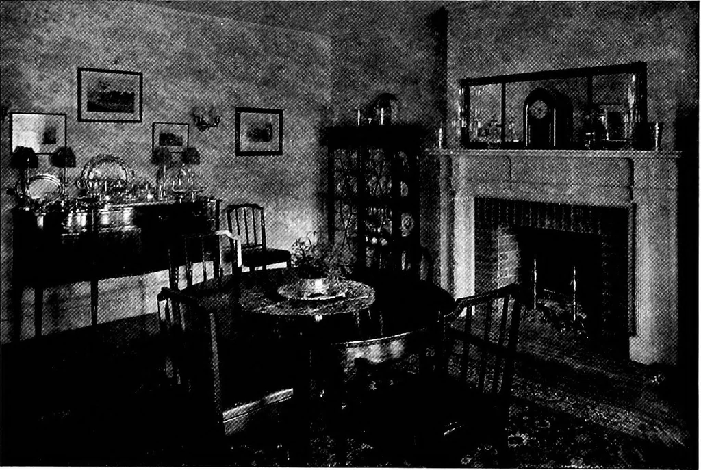 An illustration from Inexpensive homes of individuality; being a collection of photographs and floor plans illustrating certain of America's best country and suburban homes of moderate size, 1915, leaf 77