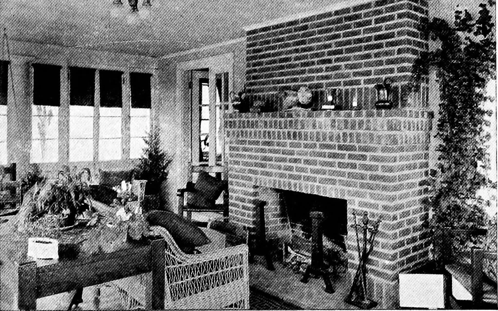 An illustration from Inexpensive homes of individuality; being a collection of photographs and floor plans illustrating certain of America's best country and suburban homes of moderate size, 1915, leaf 79