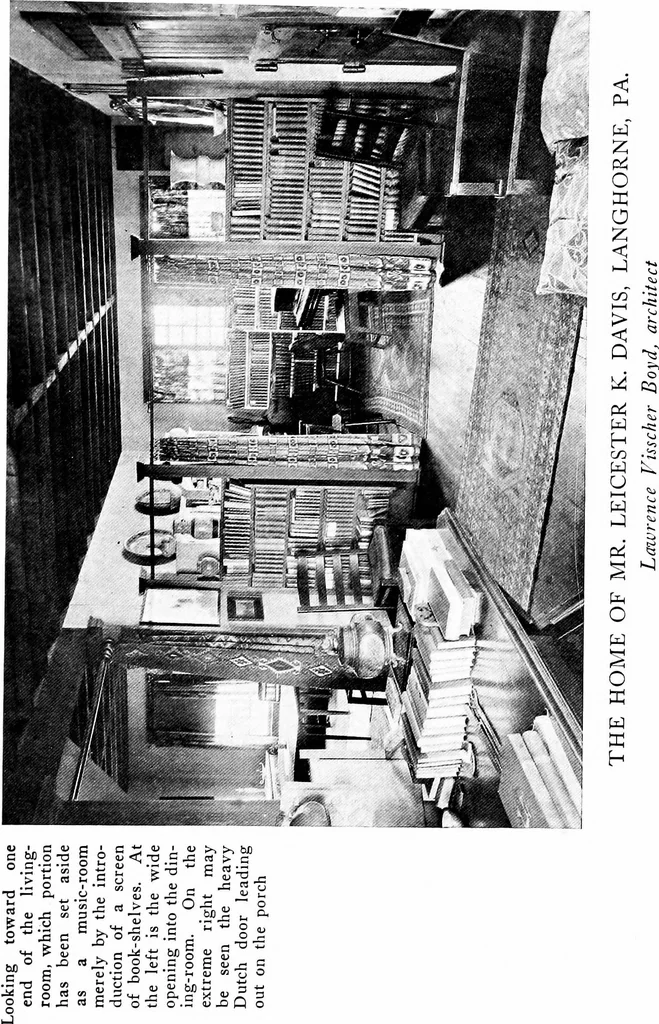 An illustration from Inexpensive homes of individuality; being a collection of photographs and floor plans illustrating certain of America's best country and suburban homes of moderate size, 1915, leaf 82