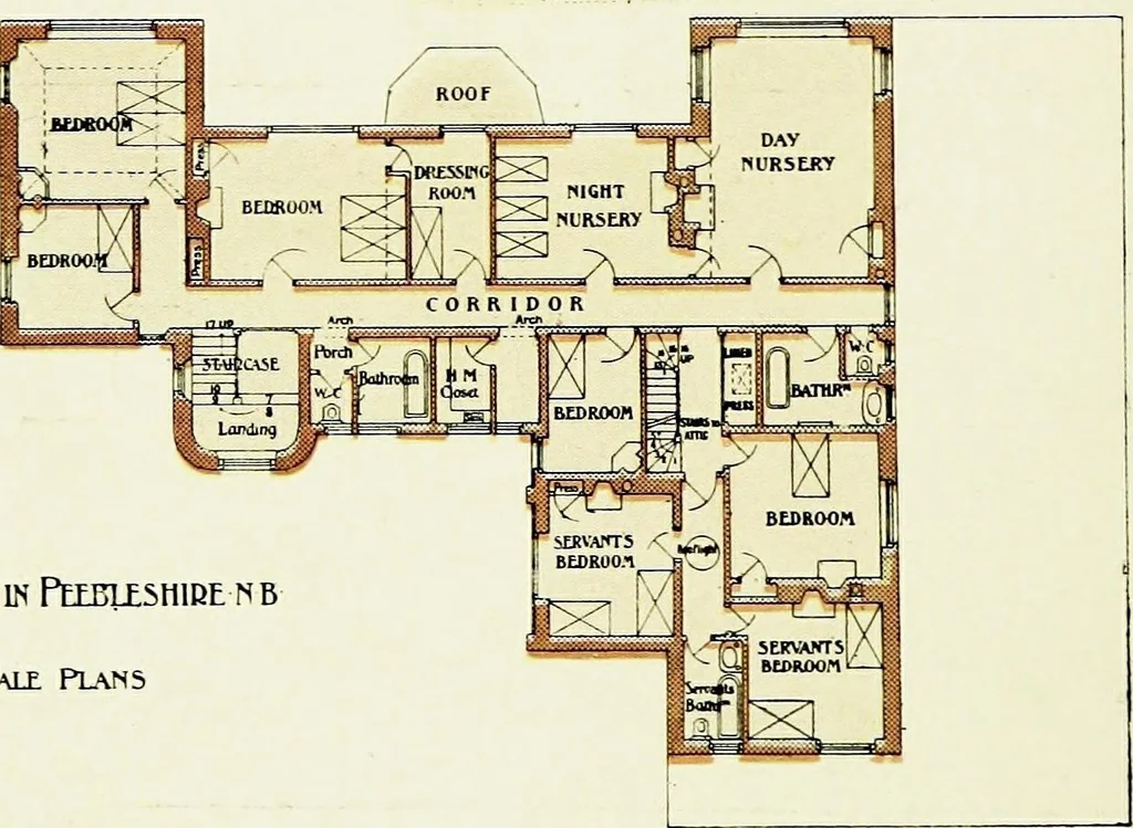 An illustration from The modern home; a book of British domestic architectvre for moderate incomes; a companion volvme to "The British home of to-day";, 1906, leaf 122