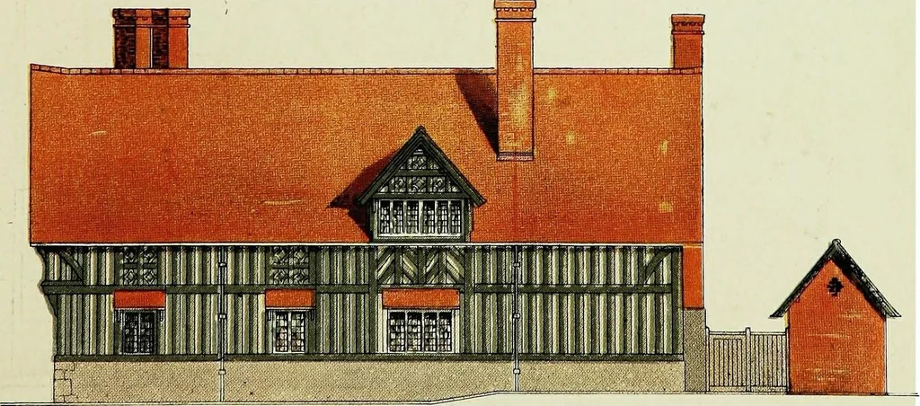 An illustration from The modern home; a book of British domestic architectvre for moderate incomes; a companion volvme to "The British home of to-day";, 1906, leaf 131