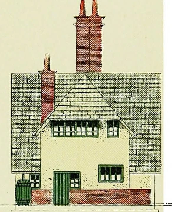 An illustration from The modern home; a book of British domestic architectvre for moderate incomes; a companion volvme to "The British home of to-day";, 1906, leaf 27