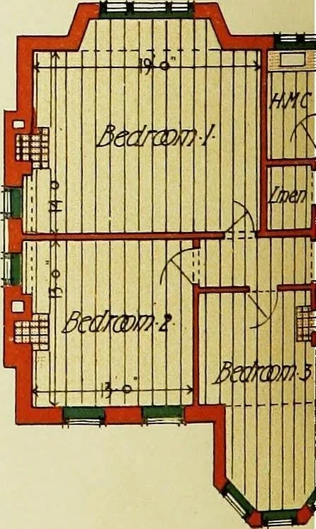 An illustration from The modern home; a book of British domestic architectvre for moderate incomes; a companion volvme to "The British home of to-day";, 1906, leaf 54