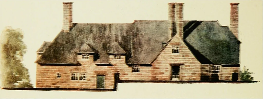 An illustration from The modern home; a book of British domestic architectvre for moderate incomes; a companion volvme to "The British home of to-day";, 1906, leaf 98
