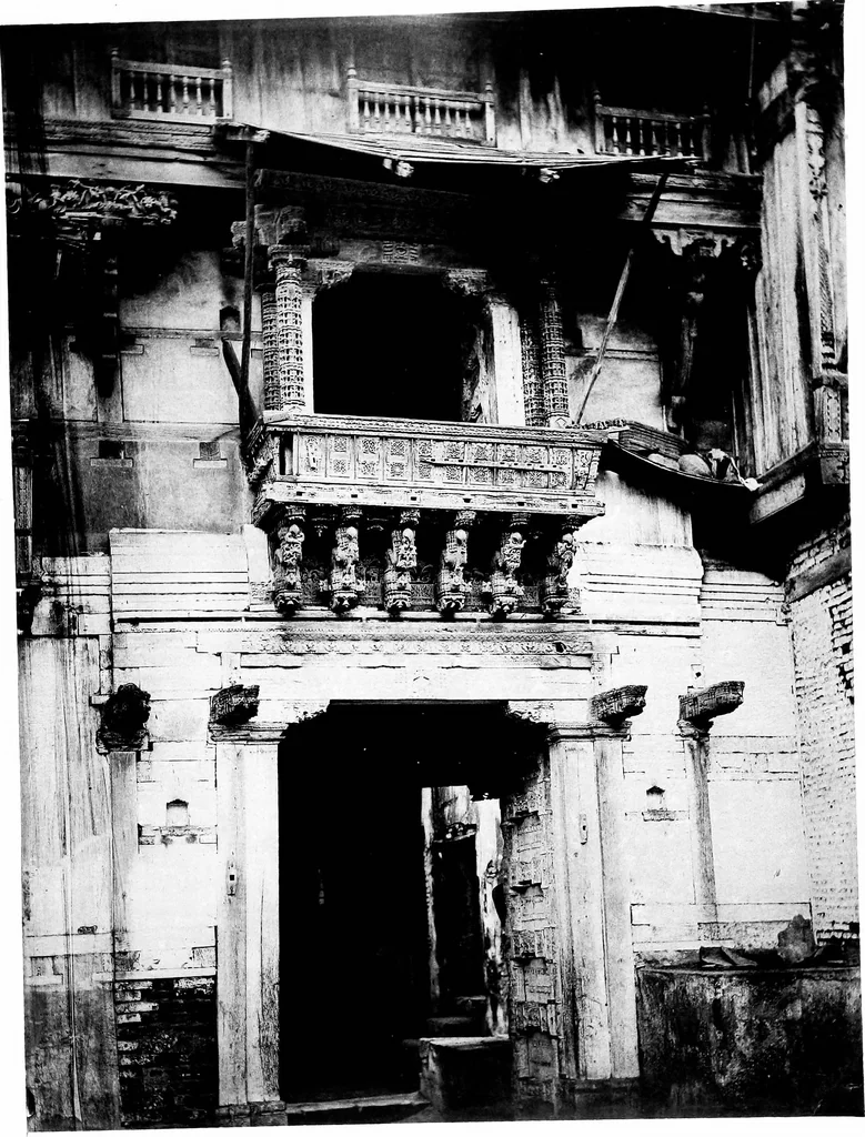 An illustration from Indian domestic architecture, 1885, leaf 12