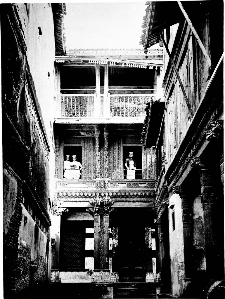 An illustration from Indian domestic architecture, 1885, leaf 16