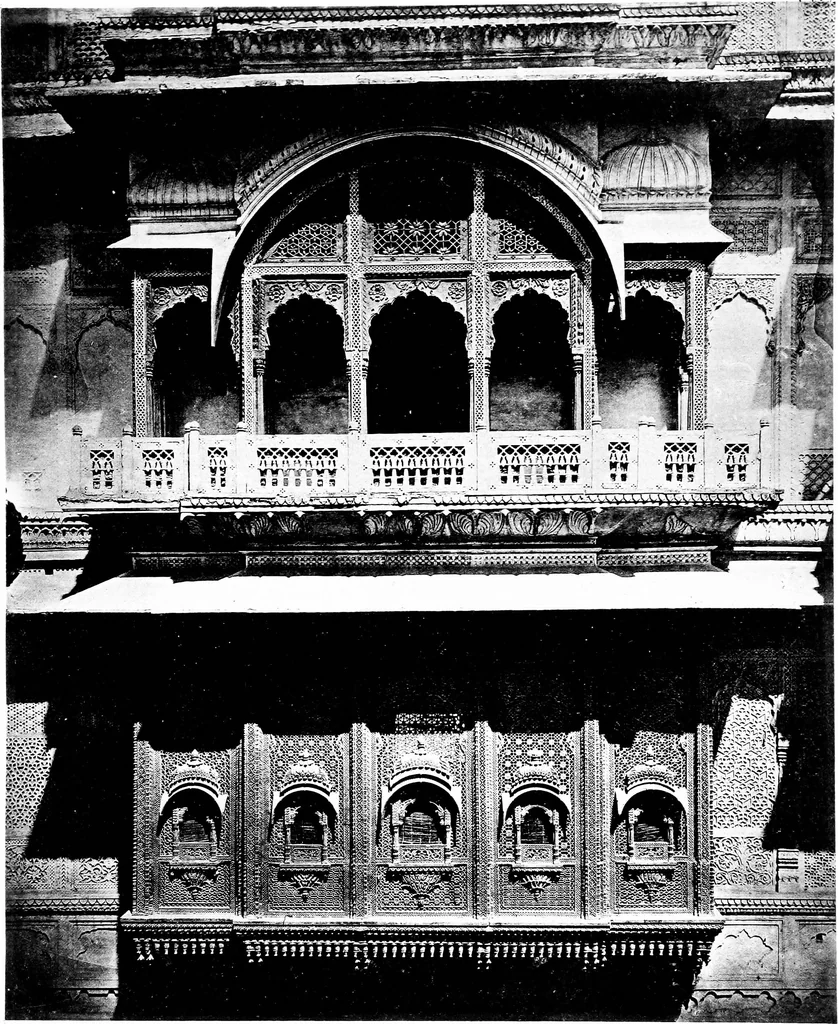 An illustration from Indian domestic architecture, 1885, leaf 22