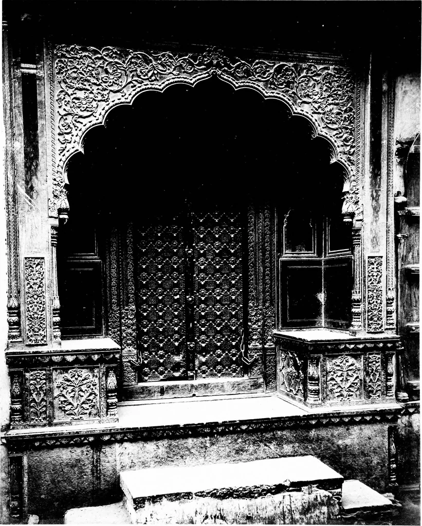 An illustration from Indian domestic architecture, 1885, leaf 50