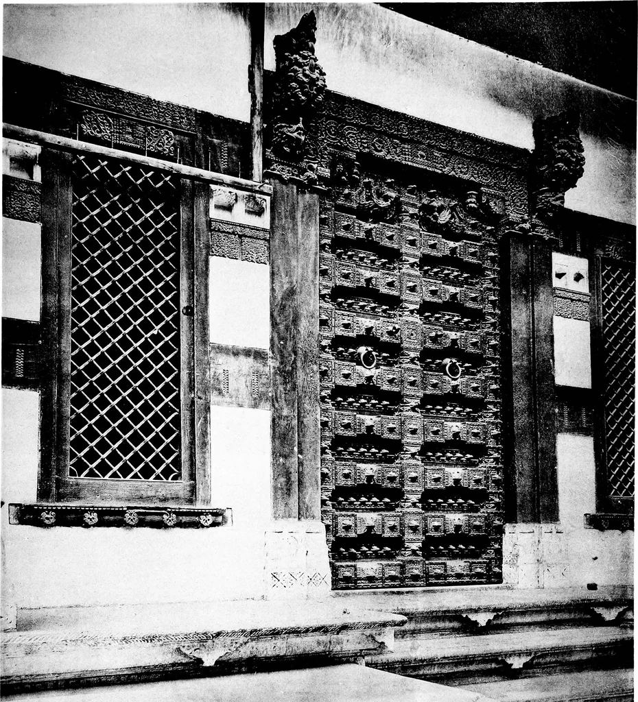 An illustration from Indian domestic architecture, 1885, leaf 58