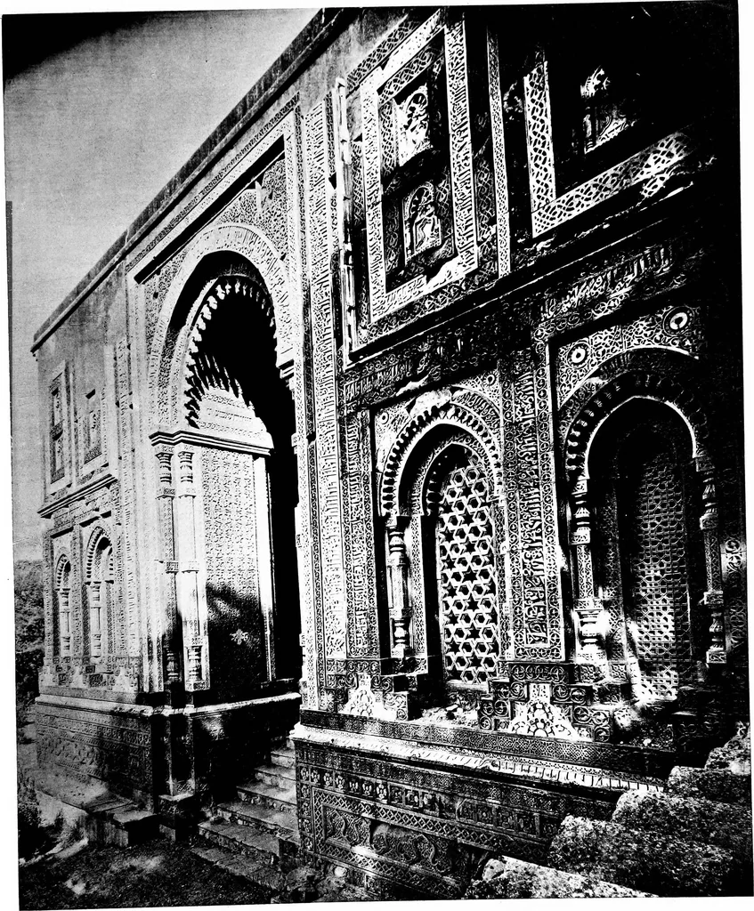 An illustration from Indian domestic architecture, 1885, leaf 64