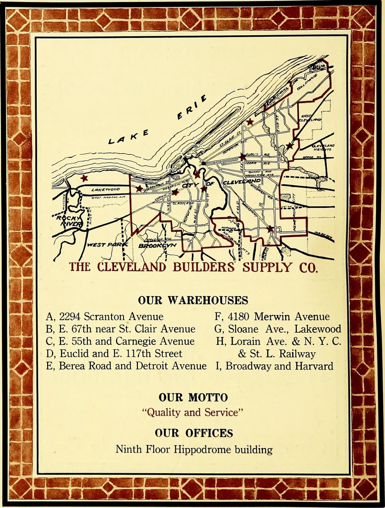An illustration from Catalogue of the architectural exhibition of the Cleveland Chapter, American Institute of Architects, and the Cleveland Architectural Club, held in the B. of L. E. Building, December nineteenth to thirty-first, 1910, leaf 123