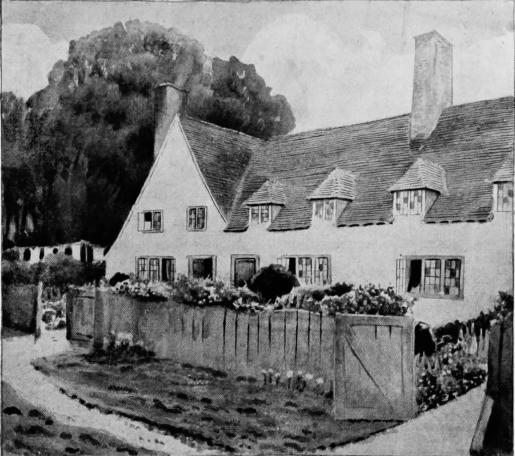 An illustration from Houses and gardens, 1906, leaf 154