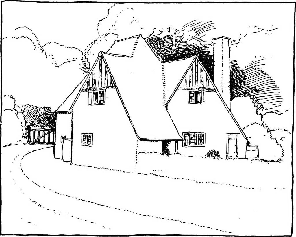 An illustration from Houses and gardens, 1906, leaf 156