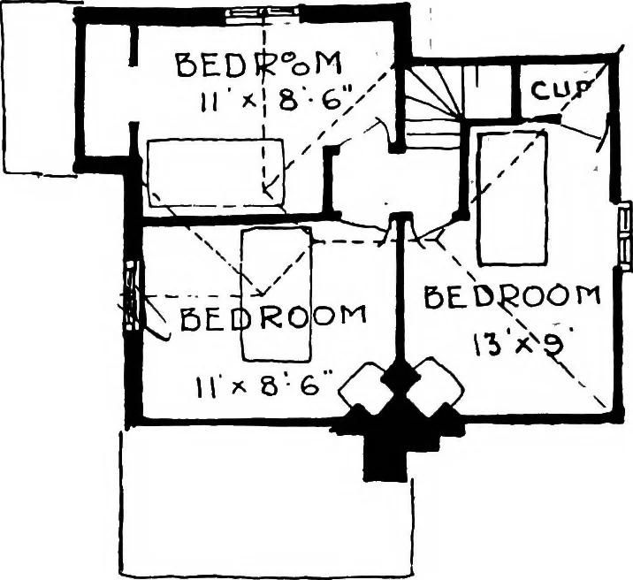 An illustration from Houses and gardens, 1906, leaf 156