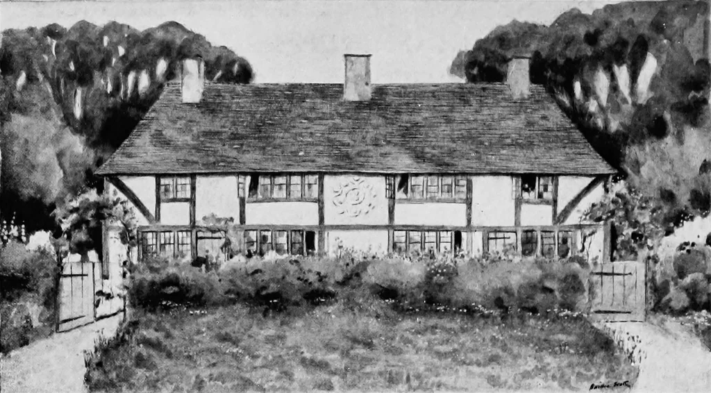 An illustration from Houses and gardens, 1906, leaf 161