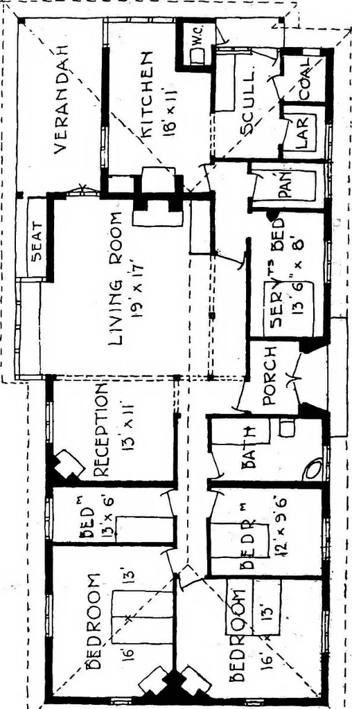 An illustration from Houses and gardens, 1906, leaf 169