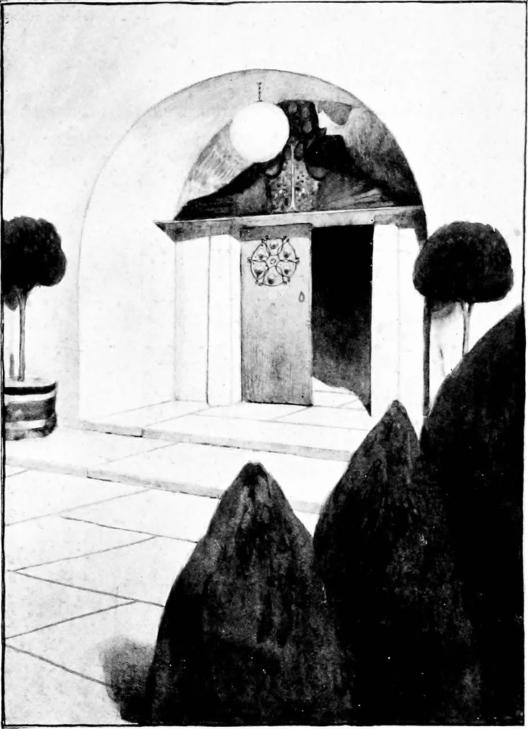 An illustration from Houses and gardens, 1906, leaf 181