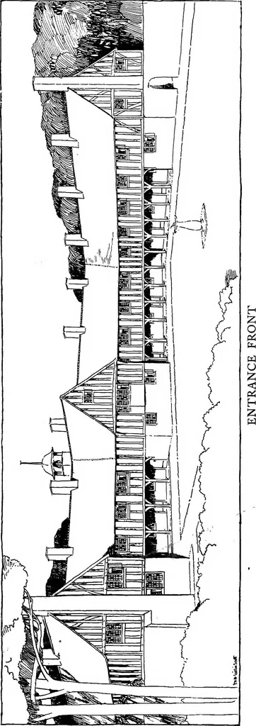 An illustration from Houses and gardens, 1906, leaf 185