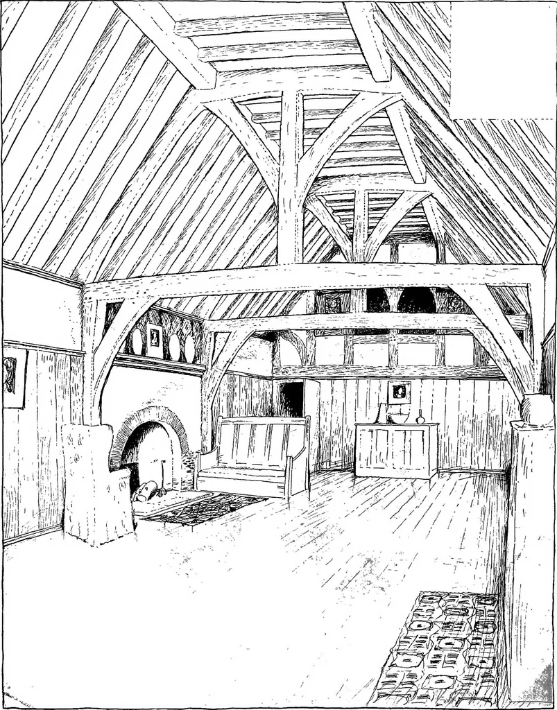 An illustration from Houses and gardens, 1906, leaf 203