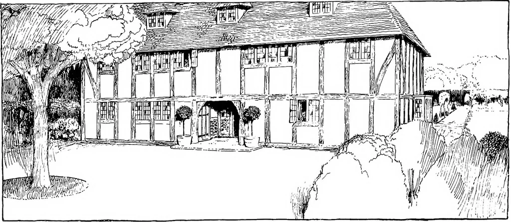 An illustration from Houses and gardens, 1906, leaf 211