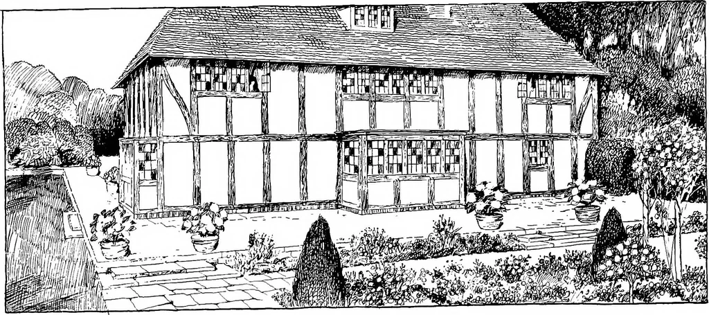An illustration from Houses and gardens, 1906, leaf 211