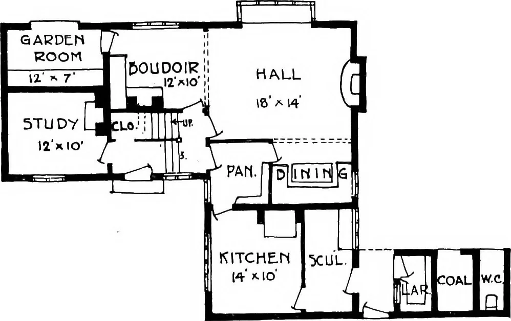 An illustration from Houses and gardens, 1906, leaf 236
